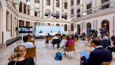 The Petersberg Climate Dialogue takes place over two days. Photo: BMU/Christoph Wehrer 2020.